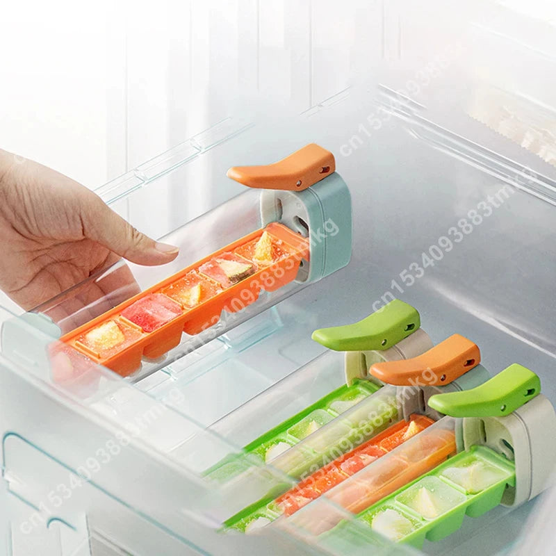 Easy-Squeeze Ice Cube Tray