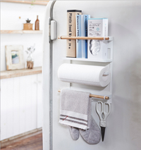 Maximize Your Refrigerator Space with our Magnetic Side Shelf Rack: Co