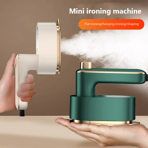 Portable Foldable Mini Steam Iron - Powerful 40W Handheld Ironing Machine