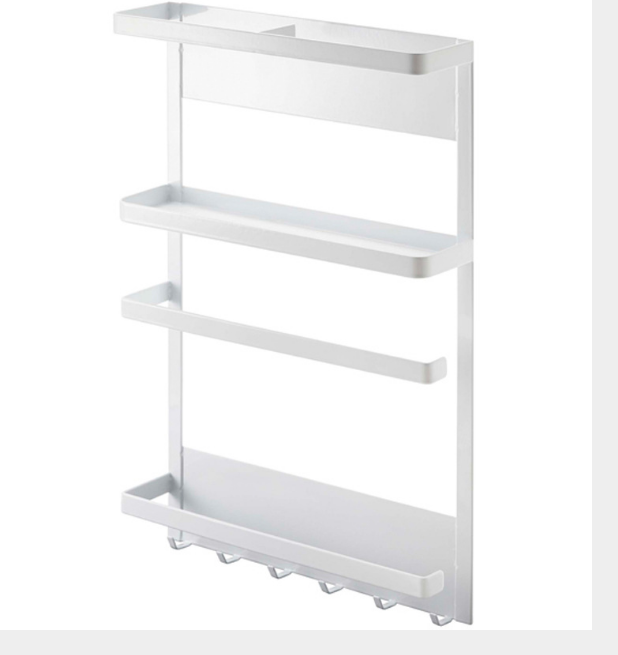 Maximize Your Refrigerator Space with our Magnetic Side Shelf Rack: Co