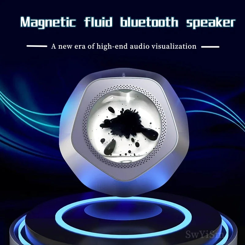 Levitating Bluetooth Speaker with Magnetic Fluid and Venom Pickup Technology