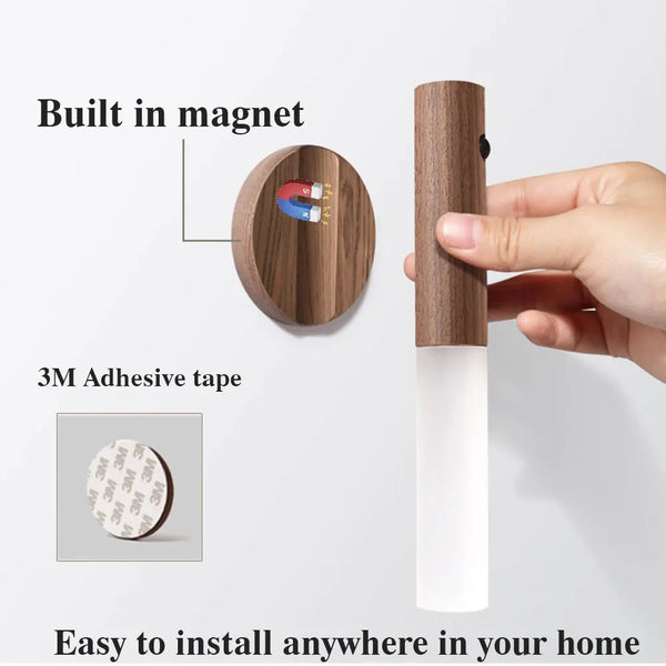 Modern LED Magnetic Night Light for Home and Kitchen