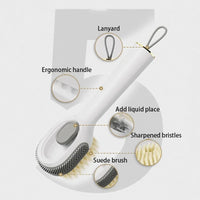 Ultimate Shoe Cleaning Kit: Long Handle Brush with Soap Dispenser