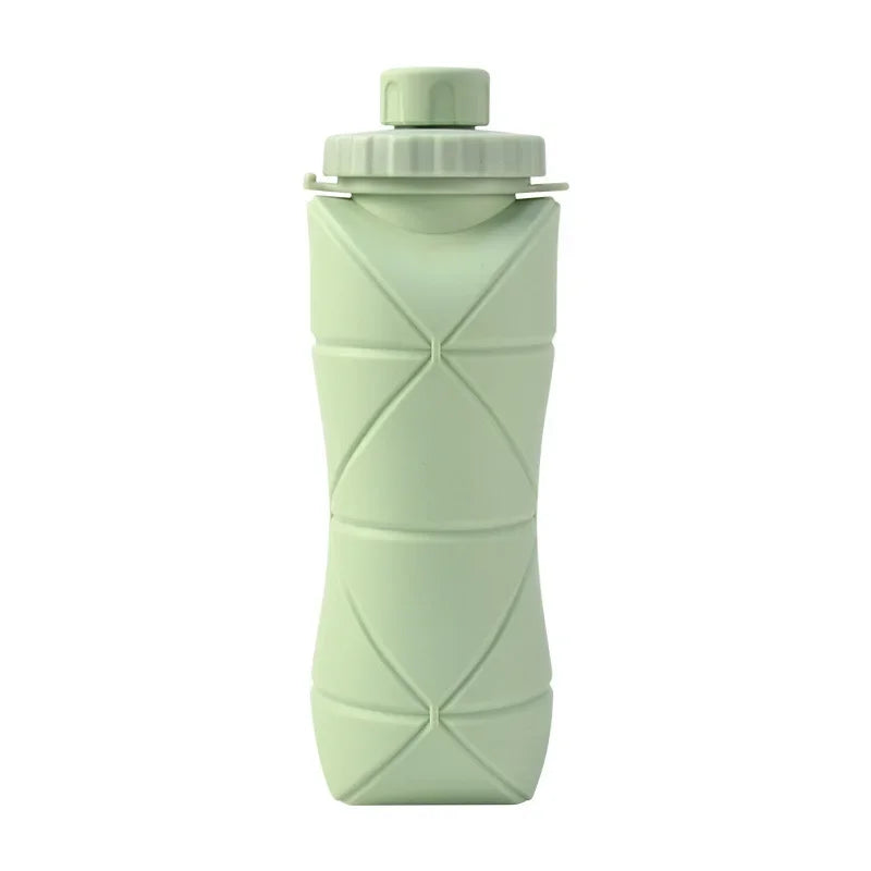 Large Capacity Silicone folding water bottle 