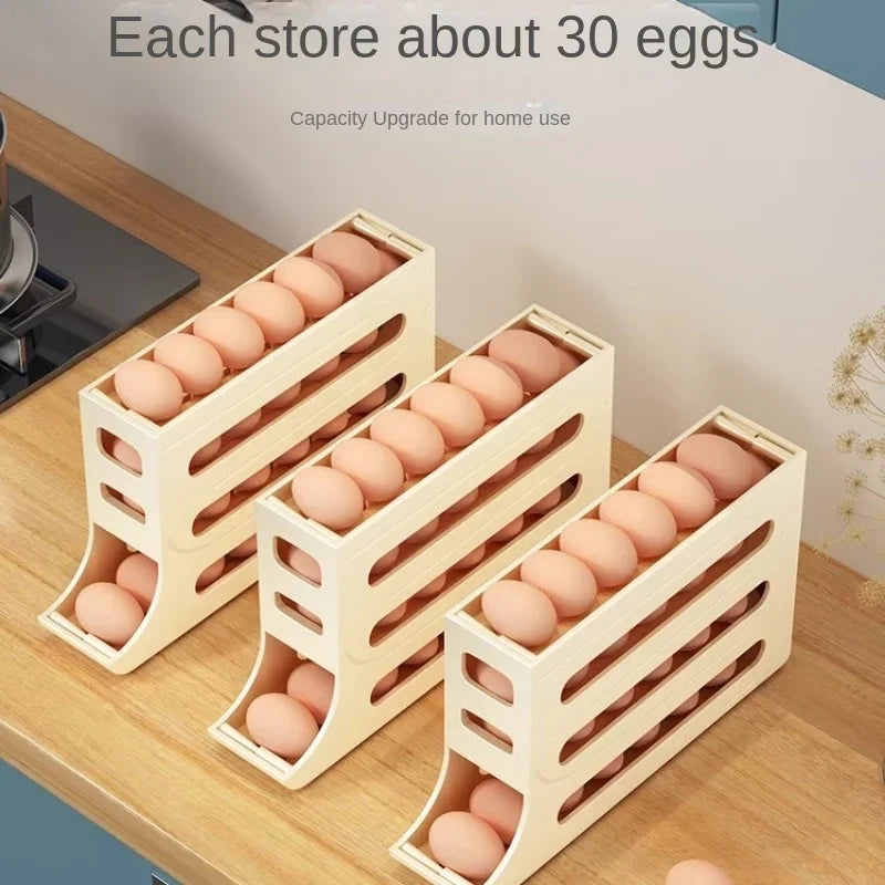 Rolling Egg Storage Container: Space-Saving, Shockproof Design
