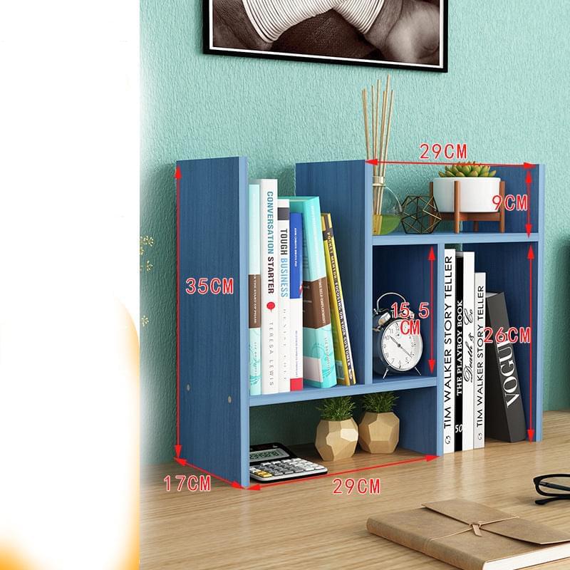Efficient and Stylish Home Desktop Storage: Simple Table Shelf for Org