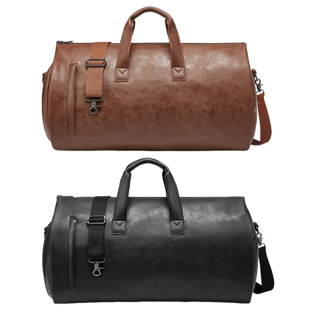 Ultimate Adventure Leather Duffle Bag: Spacious, Waterproof, and Stylish with Shoe Compartment