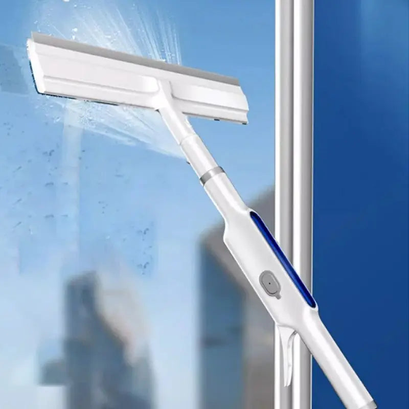 Magic Broom Telescopic Window Cleaner - 2-in-1 Spray and Wipe Cleaning Tool