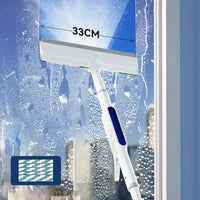 Magic Broom Telescopic Window Cleaner - 2-in-1 Spray and Wipe Cleaning Tool