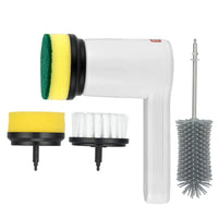 "Ultimate Electric Cleaning Brush: Rechargeable, Wireless, and Professional - Perfect for Kitchen, Bathtub, and Tiles!"